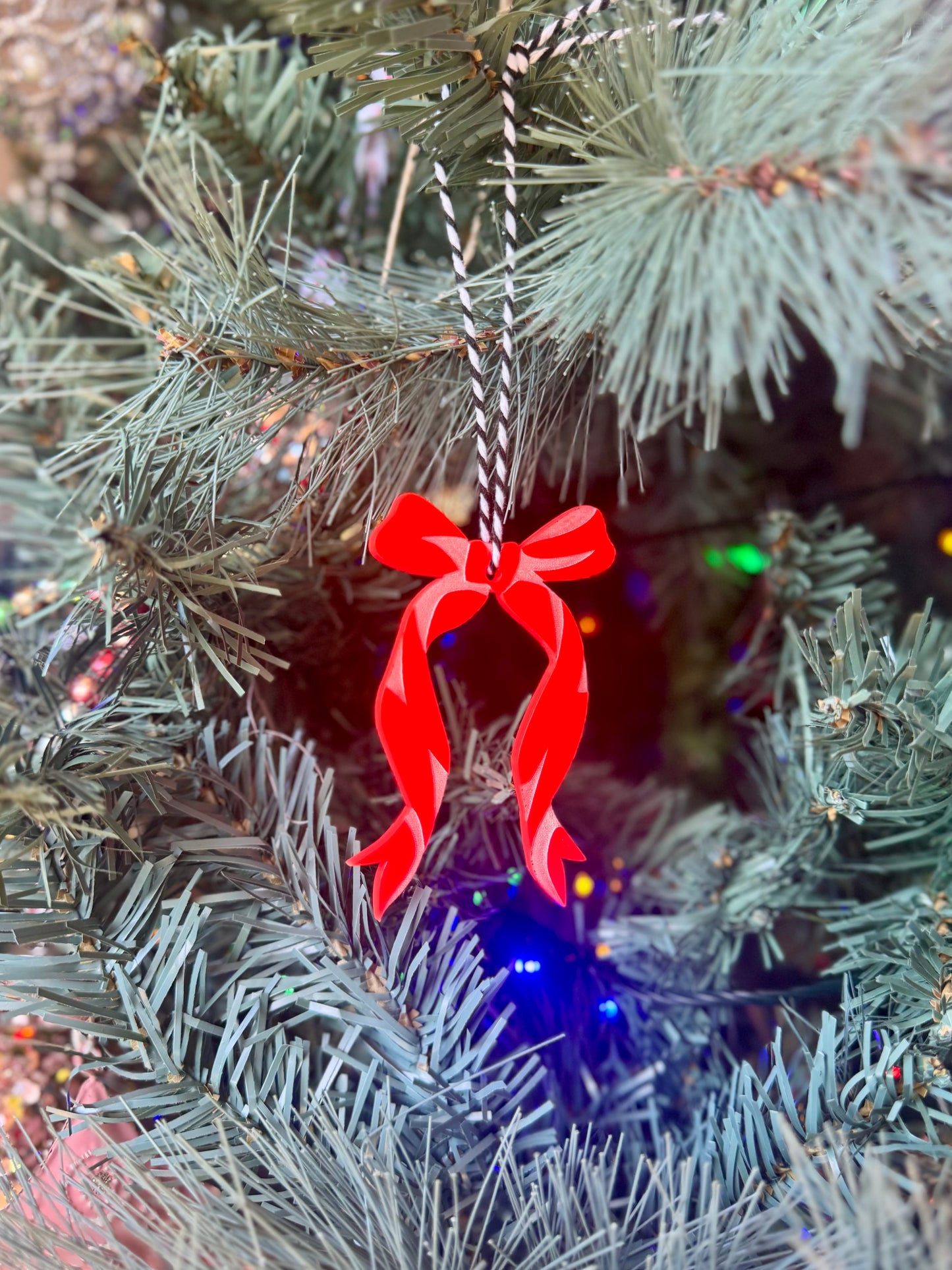 Red Ribbon Bow | Christmas Tree Decoration *Limited Edition*