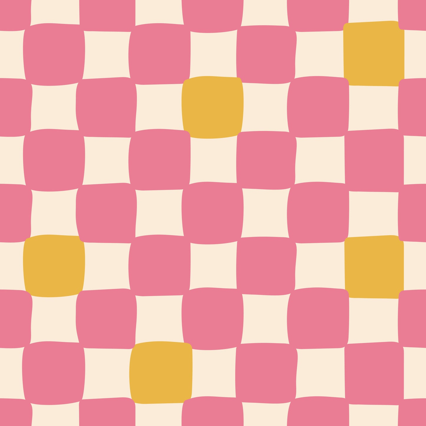 Check Mate - Pink with Yellow Speck | Burp Cloth