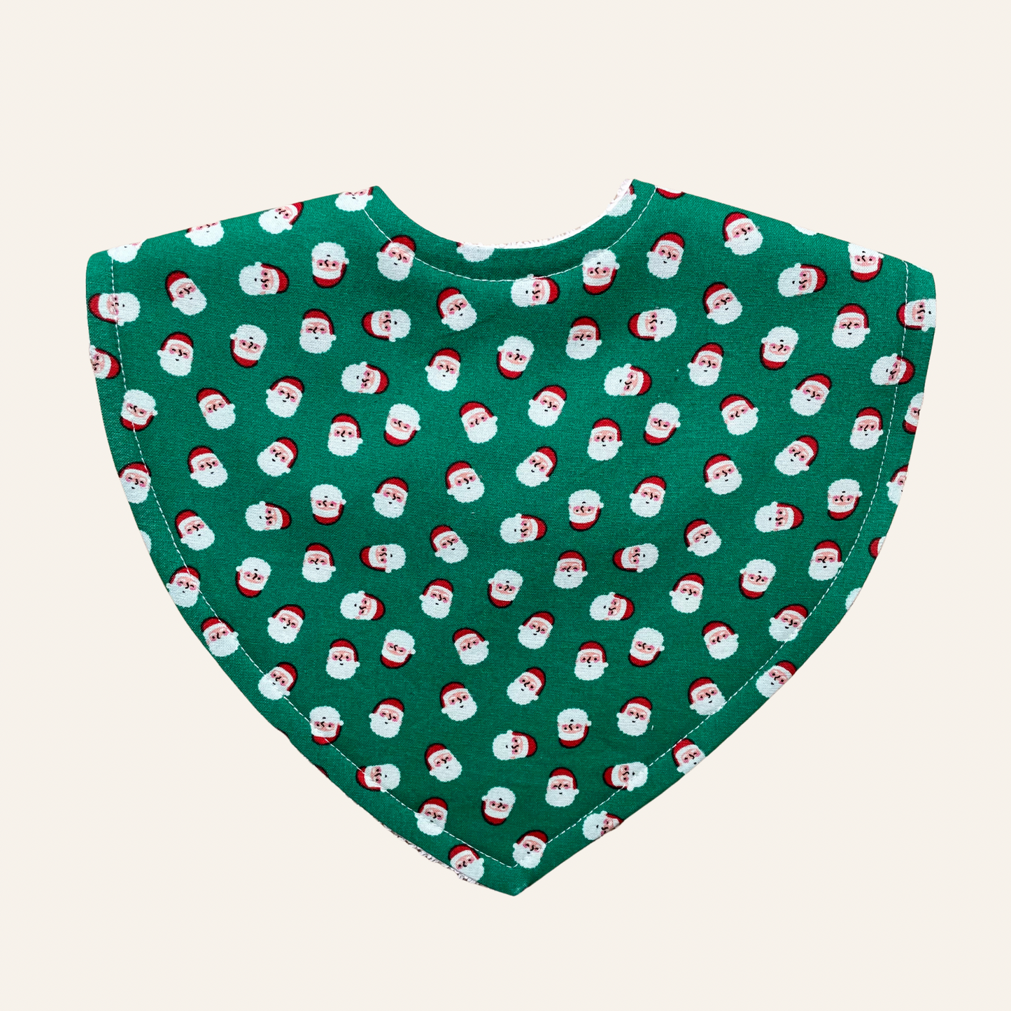 Xmas Mini Santa Forest | Triangle Bib