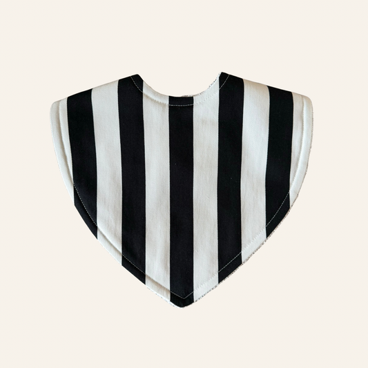 Striped Black | Triangle Bib