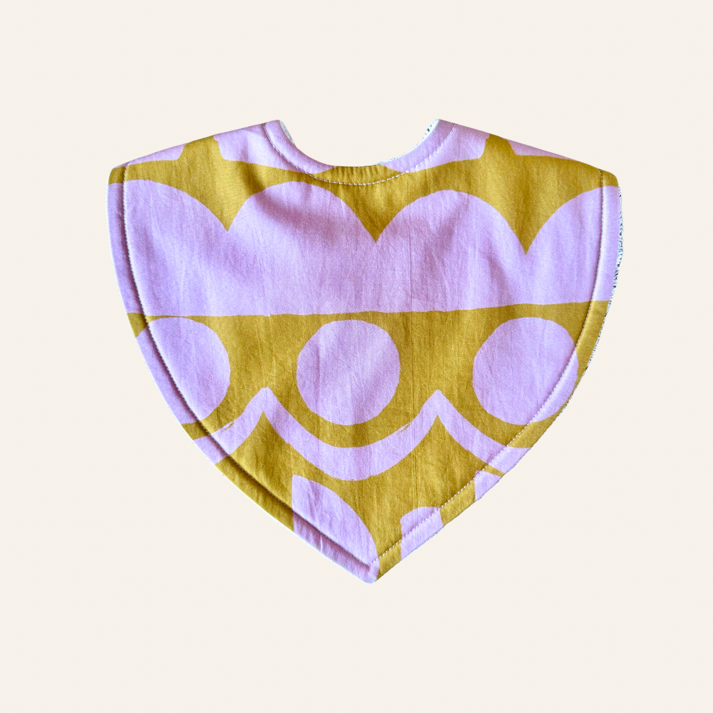 Stampa Mustard & Lilac | Triangle Bib