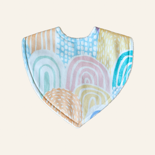 Pastel Rainbow | Triangle Bib