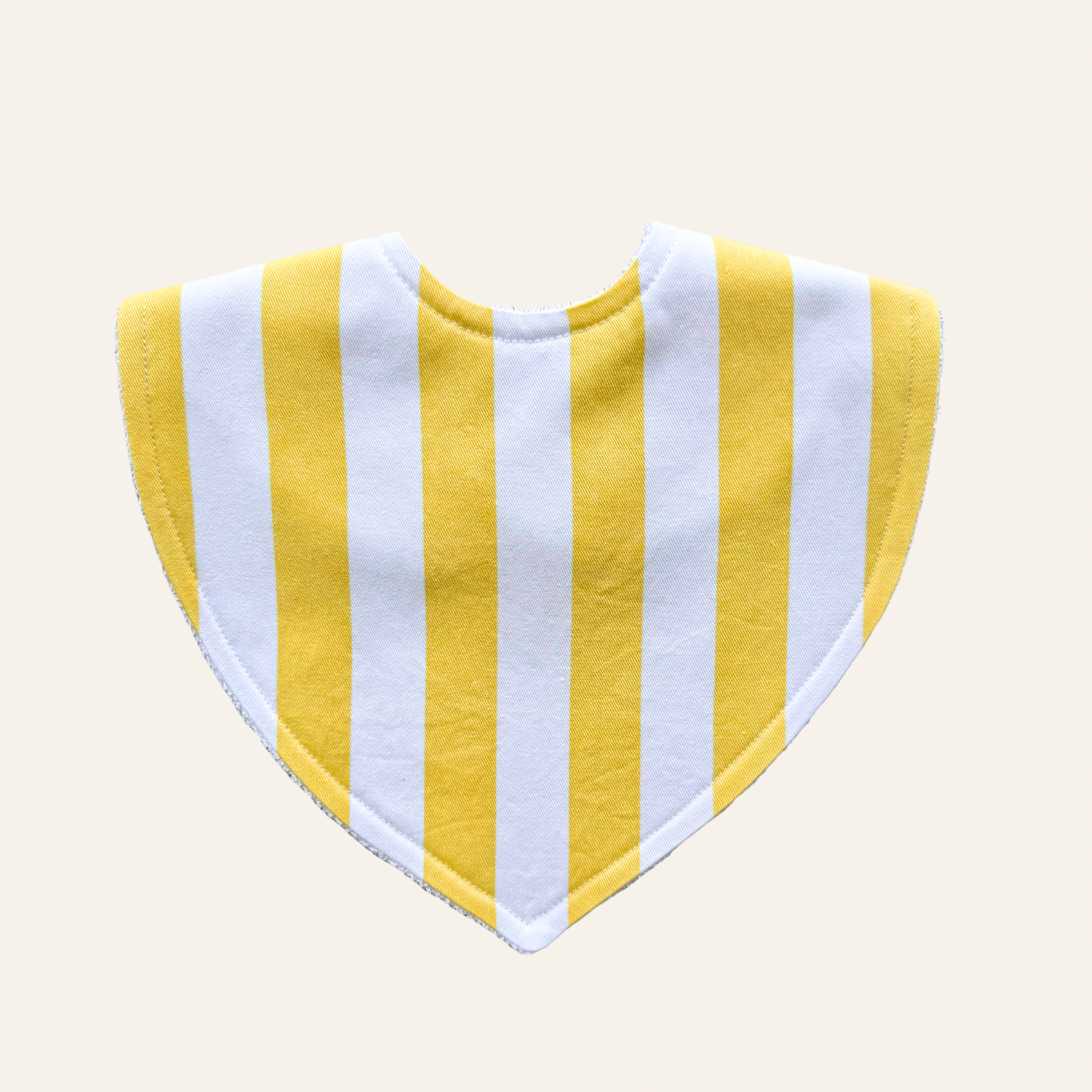 Striped Yellow | Triangle Bib