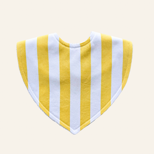 Striped Yellow | Triangle Bib