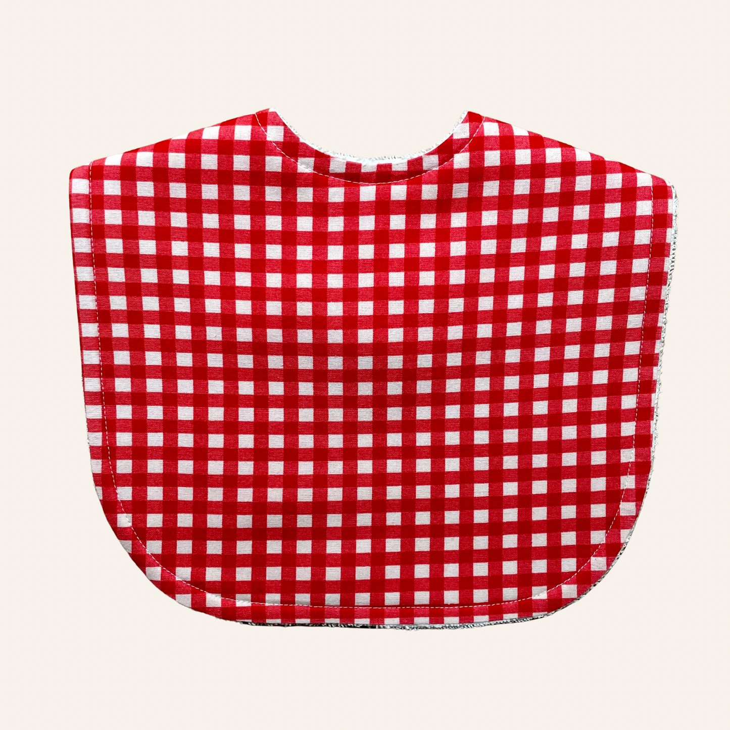 Mini Gingham Red | Classic Bib