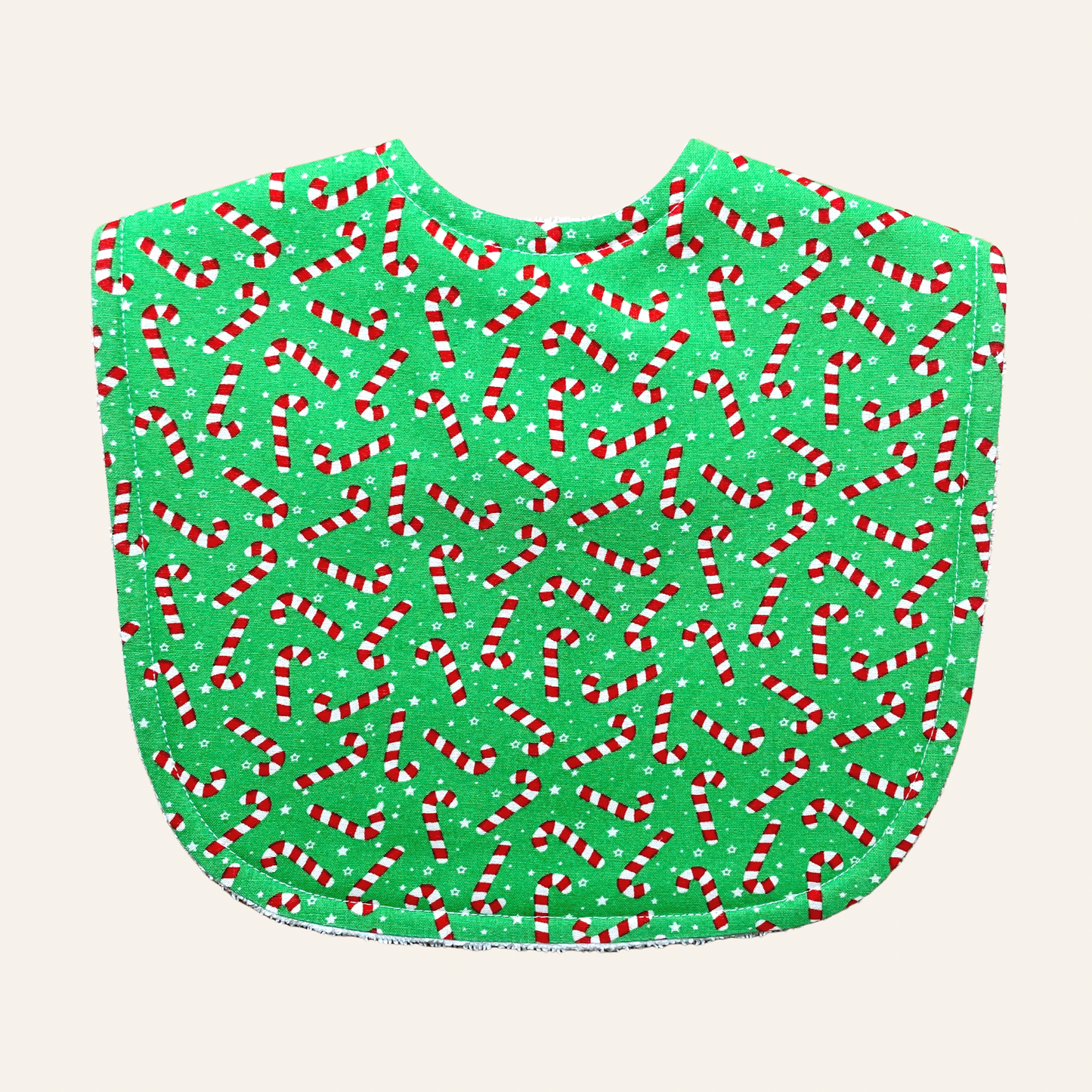 Xmas Mini Candy Cane Lime | Classic Bib