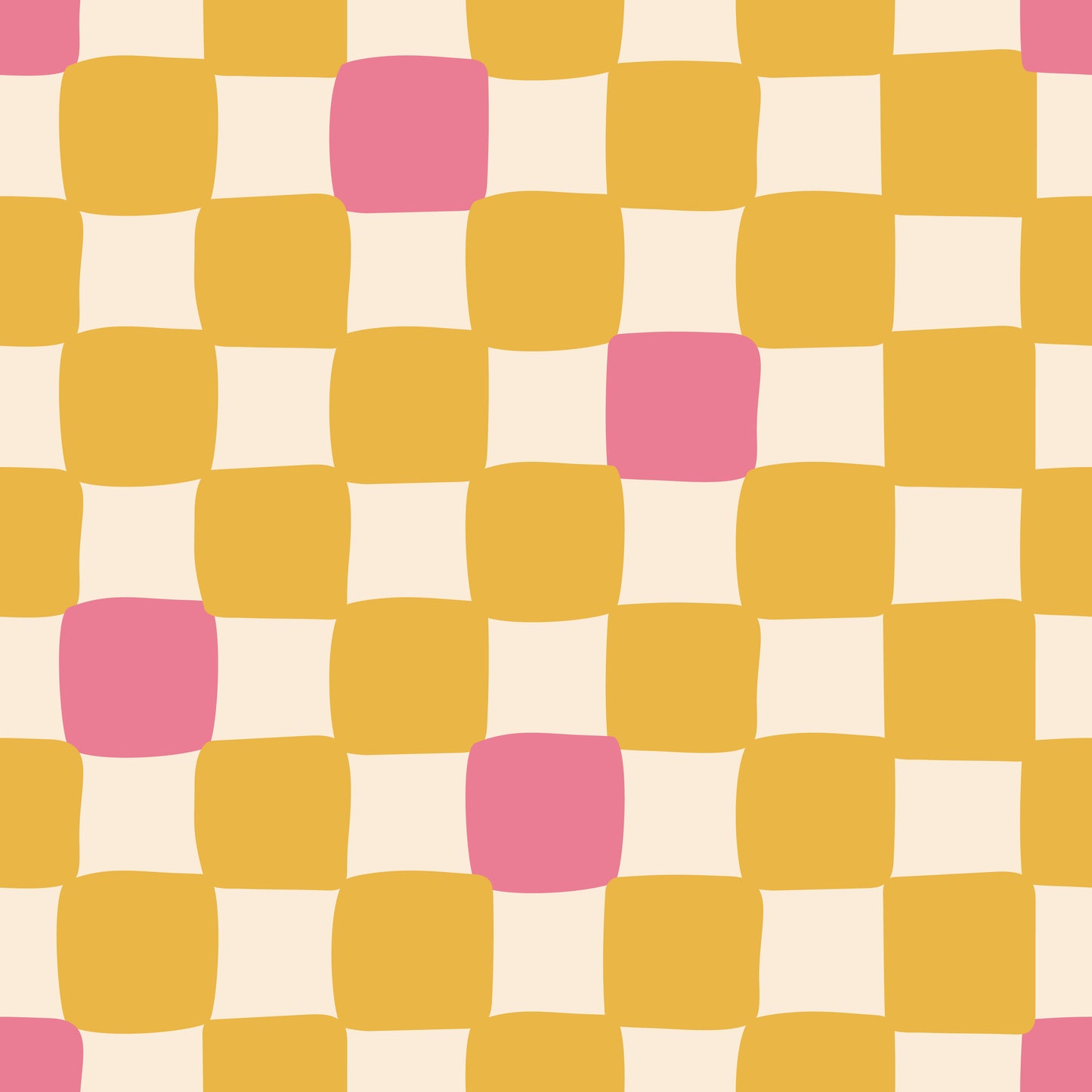 Check Mate - Yellow with Pink Speck Classic Bib